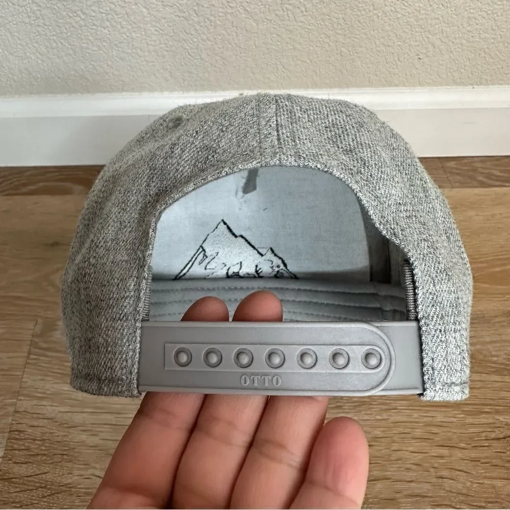 OTTO Harrah's Harveys Lake Tahoe Wool Blend Gray Snapback Hat